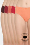 Rosaline Medium Rise Full Coverage Hipster Panty (Pack of 5) - Multicolor — thumbnail 1